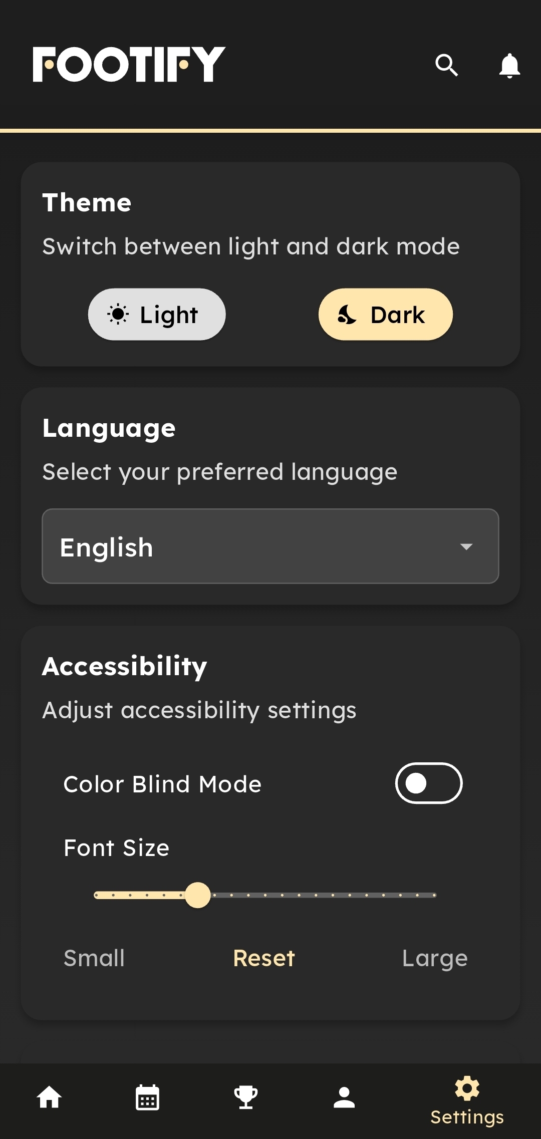 Player Profiles Feature